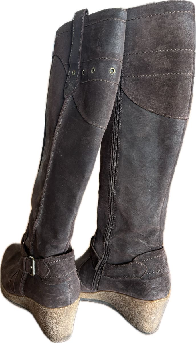 Scarpe da donna: Bottes CafèNoir cuir marron 41 – Usato da Dotzigen venduto da SecondHandGems 2