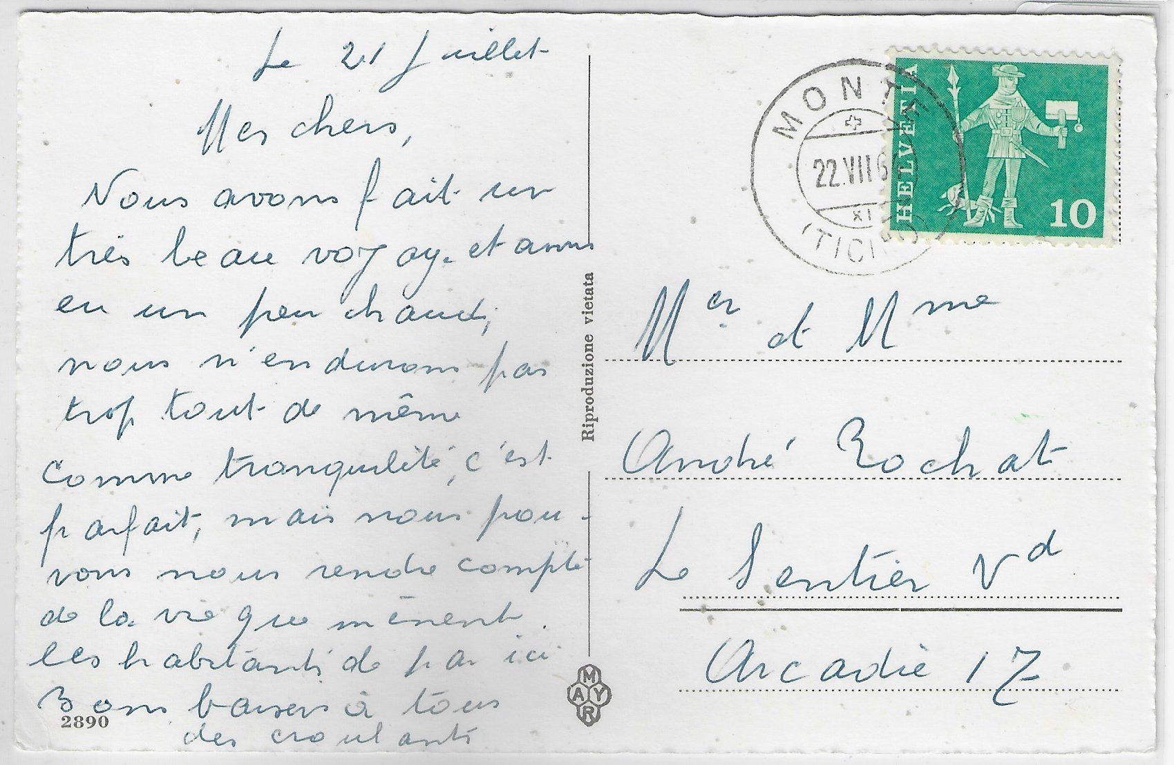 Cartes postales: Valle Muggio - Multiview – D'occasion à Ettingen par Kartenplanet 1