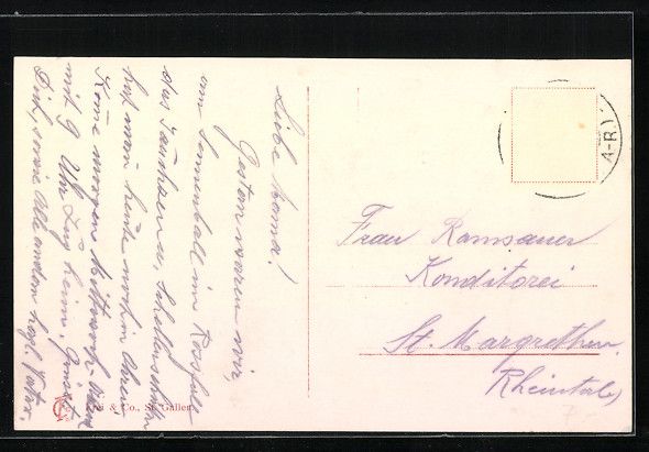 Cartoline postali: AK Thal-Urnäsch, Teilansicht des Ortes – Usato da Berlin venduto da bartko-reher 1