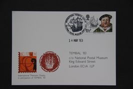 Grossbritannien 1983 - International Thematic Display TEMBAL