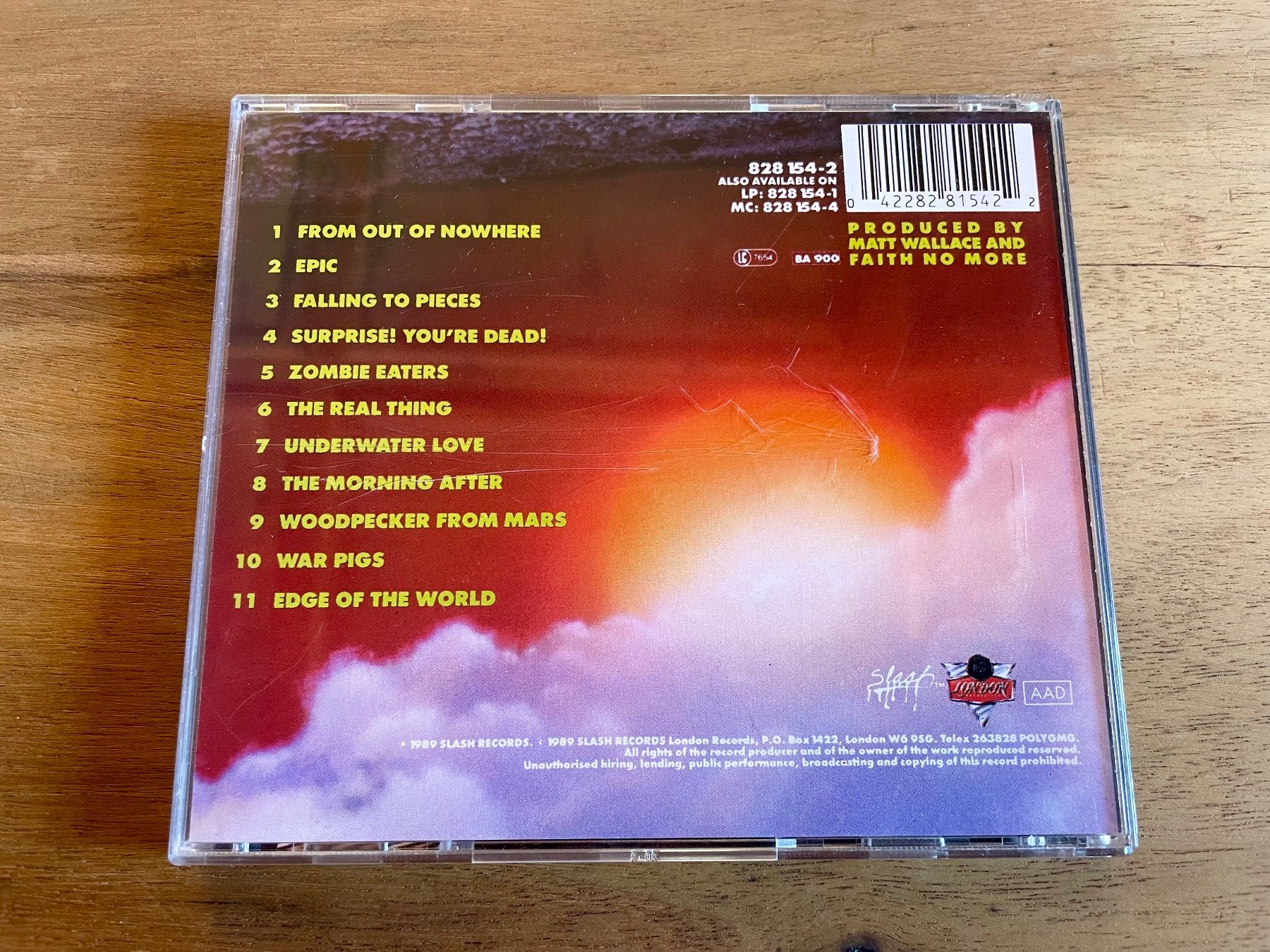 CDs: Faith no More - The real Thing - CD – Gebraucht aus Pontresina von  1