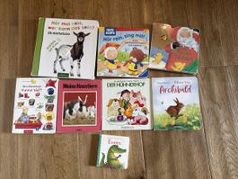 8 Kleinkind Bücher, einwandfreier bis neuer Zustand