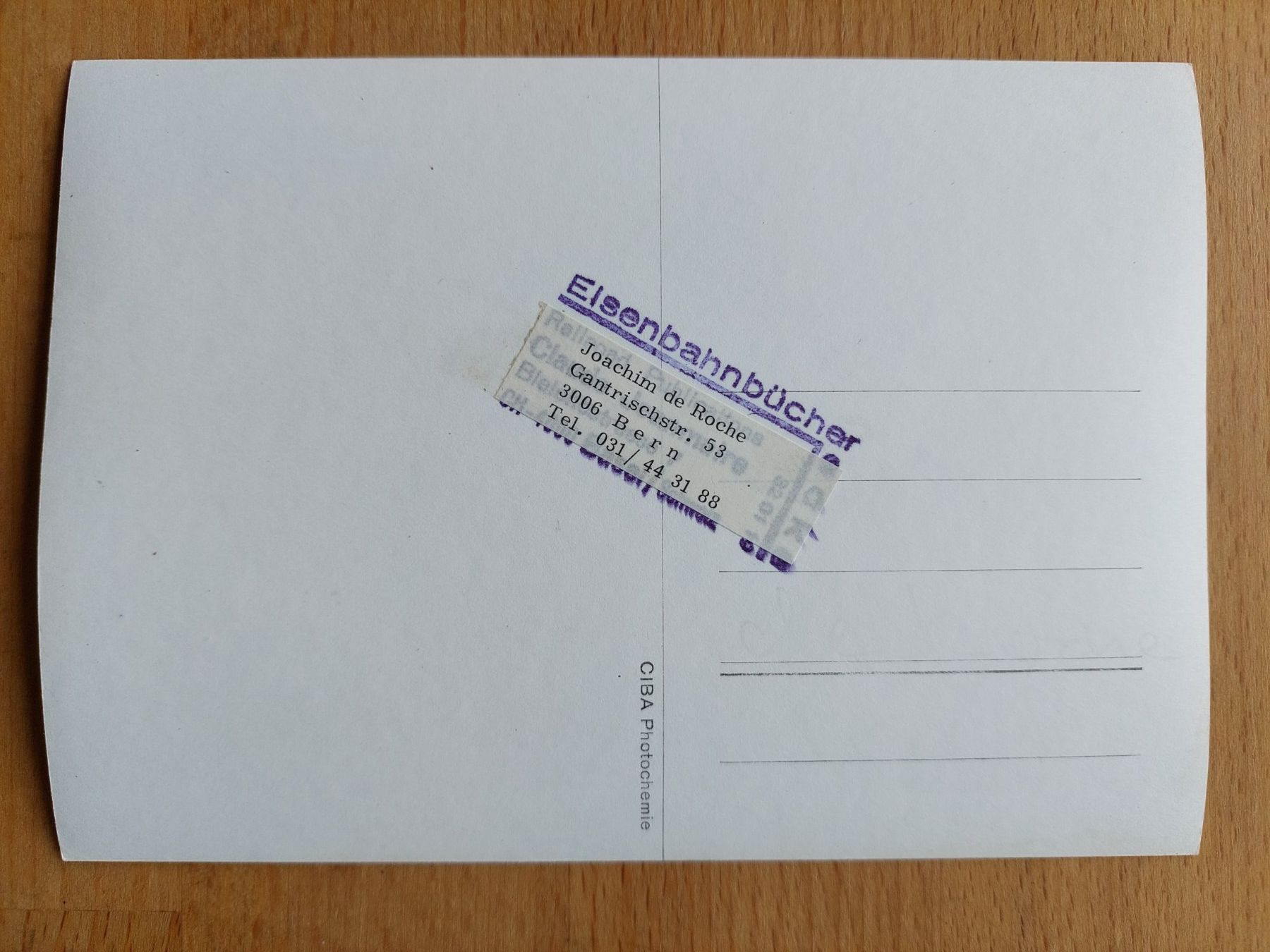 Cartoline postali: Echtfotokarte Rechtsufrige-Thunersee-Bahn – Usato da Obfelden venduto da Foto_Bild_Kunst_Buch 1
