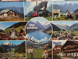Ansichtskarte Zillertal Tirol mit Briefmarke Österreich