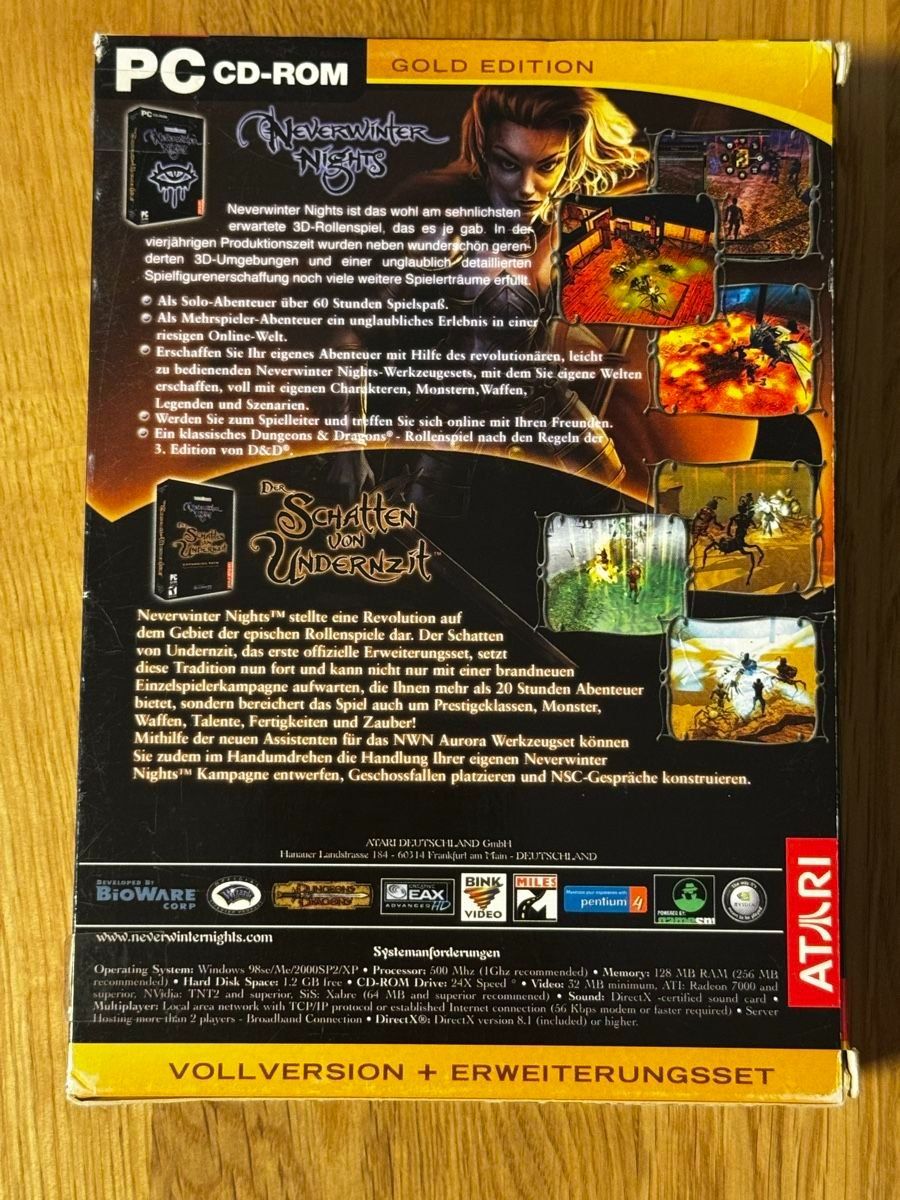 Jeux: Neverwinter Nights - PC – D'occasion à Uster par GamesAndStuff 2