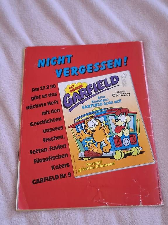 Fumetti: Garfield Nr. 8 (1990) - Comic mit Poster – Usato da St. Gallen venduto da Katecat7moon 1