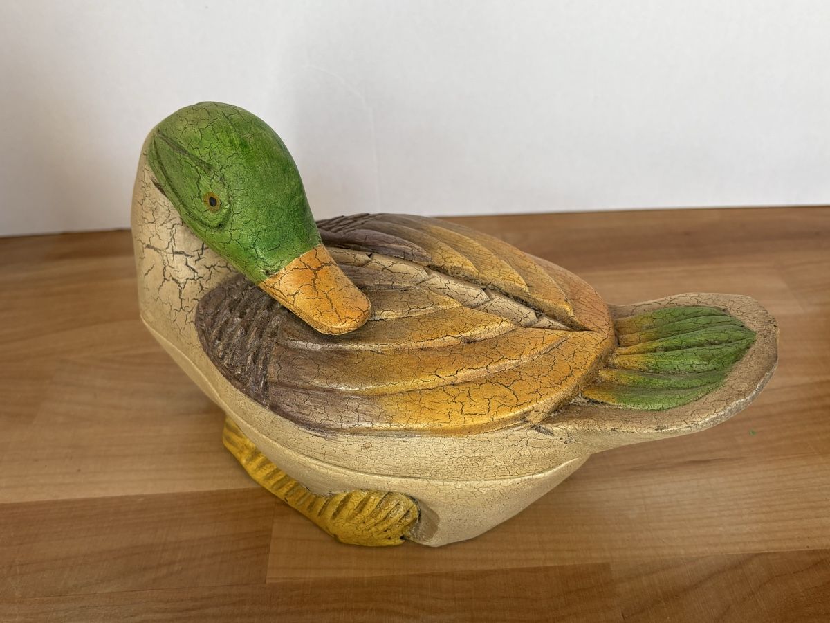 Tutte le decorazioni: Dose aus Holz / Enten Form – Usato da Rümlang venduto da euqinom16 1