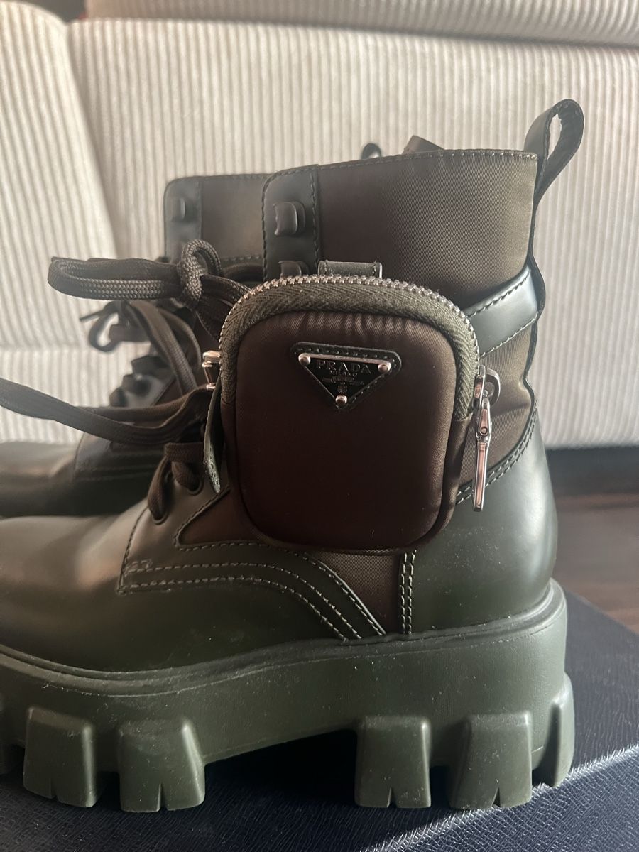 Prada Scarpe da donna: Prada Boots khaki, Gr. 36.5 – Nuovo e nell'imballaggio originale da Baar venduto da Lila2006 4