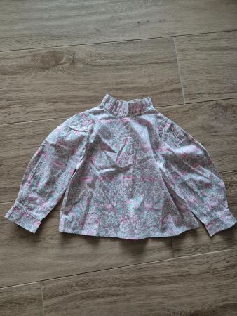 Jacadi Bluse mit Blumenmuster, Grösse 96, Top Zustand!