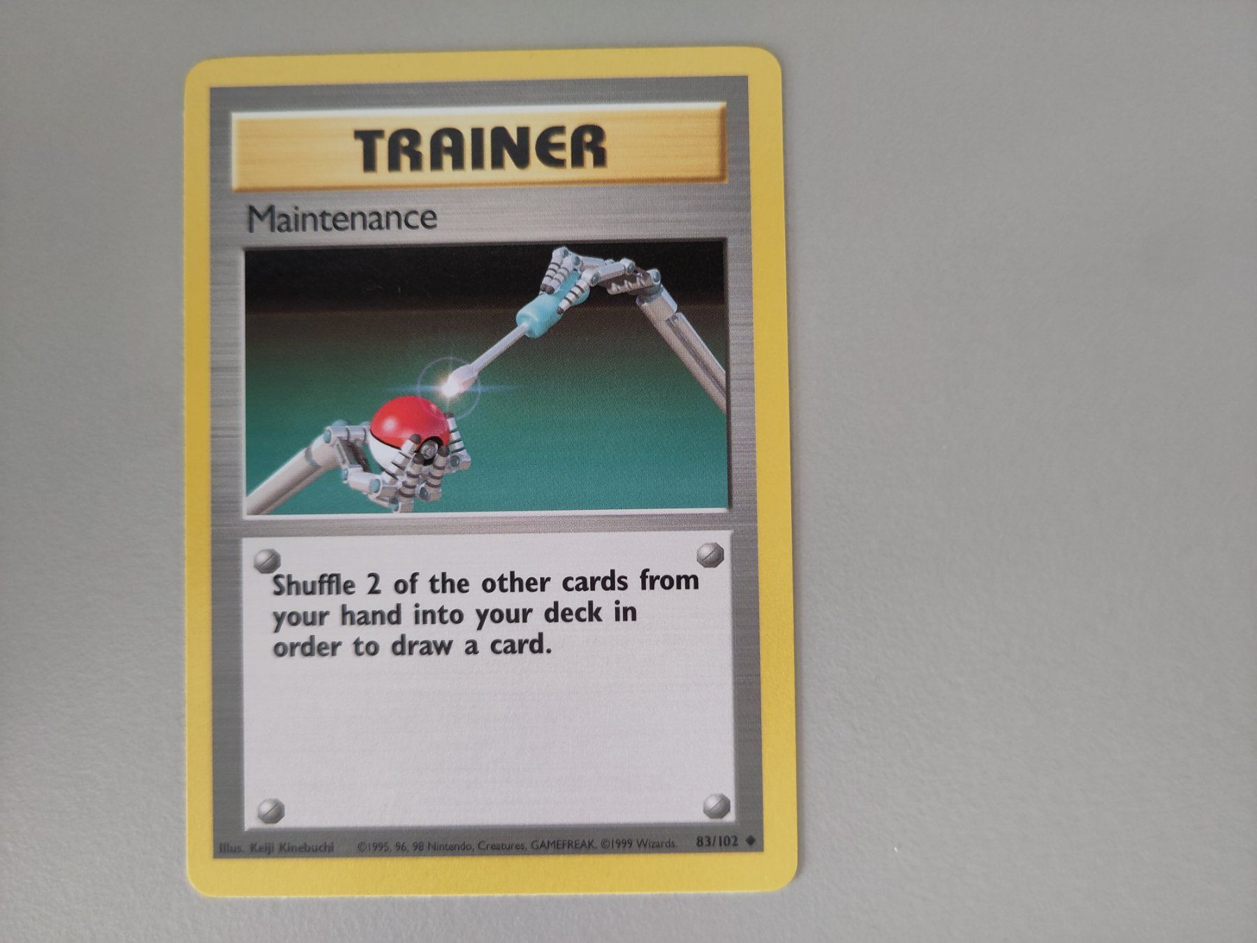 Pokémon Carte collezionabili: Base set Maintenance 83/102 - EN – Usato da Bern venduto da gil_rkx8