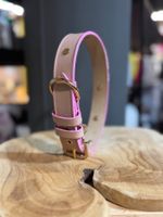 Lederhalsband Hund Echtleder handgemacht L