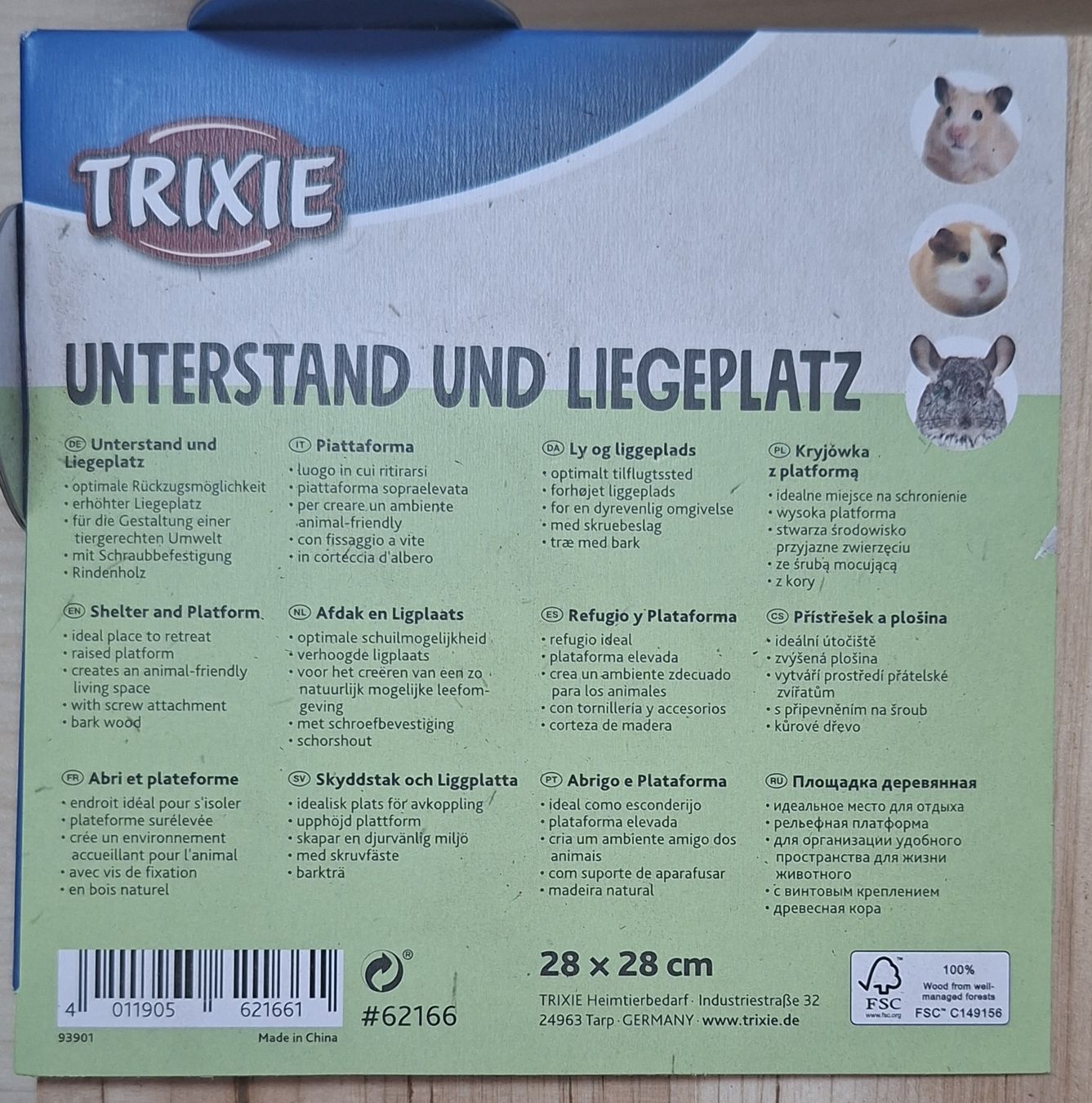 Holzartikel: Nagetier Unterstand & Liegeplatz – Neu (gemäss Beschreibung) aus Saland von nao_82xj 3