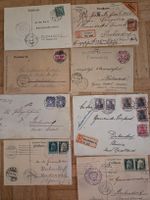 Sehr alte Deutsche Postkarten mit physischen Briefmarken