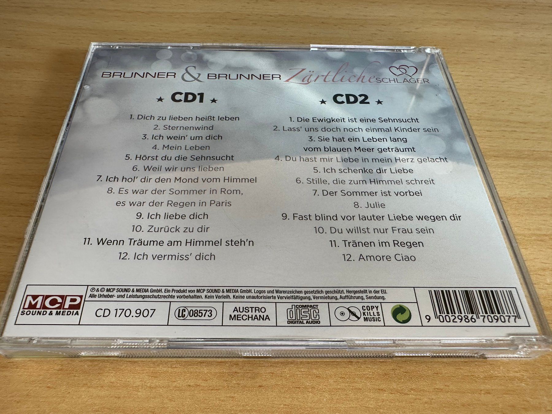 CD: Brunner & Brunner - Zärtliche Schlager - 2 CD – Usato da Rikon im Tösstal venduto da Alpenmutz 1