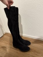 SALE 🔝 Schwarze Overknee Stiefel GUESS, Gr. 39