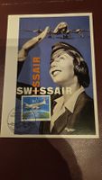 1997 FDC Maximumkarte 50 Jahre Genf - New York Swissair