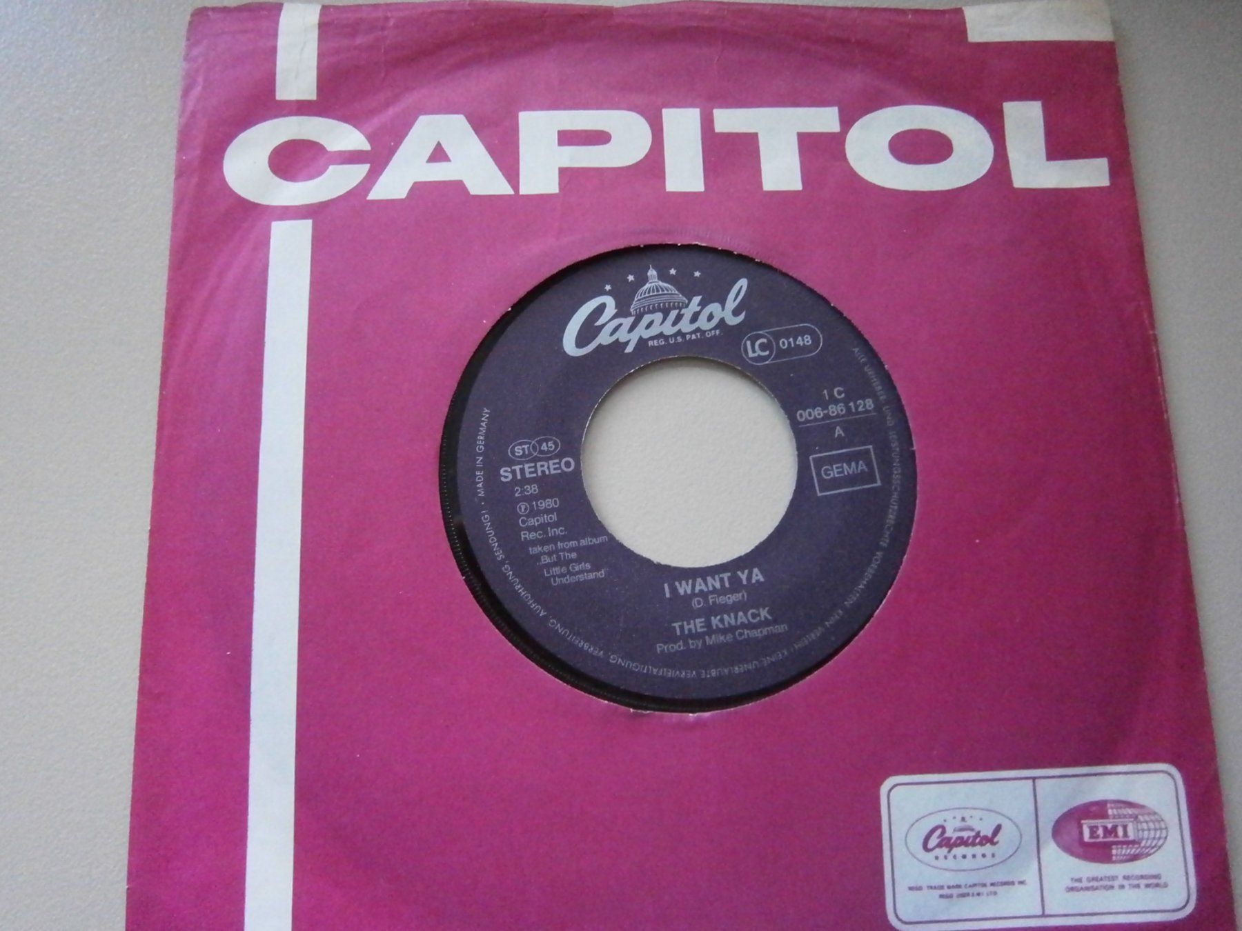 Dischi in vinile: Vinyl-Single Knack - I Want Ya – Usato da Langenthal venduto da Modo39