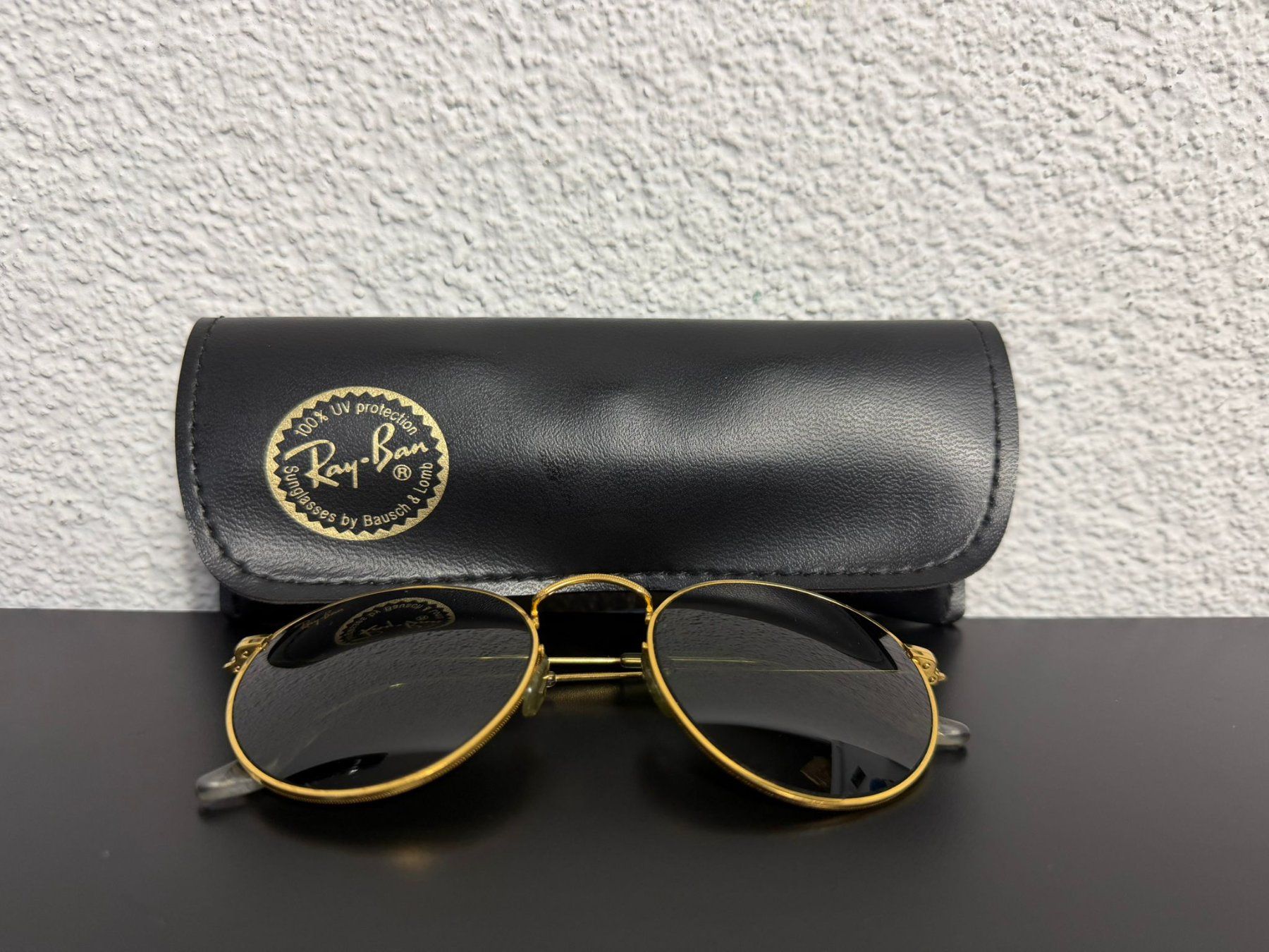 Occhiali & Lenti: Ray-Ban Sonnenbrille gold/schwarz – Usato da Lyss venduto da Prodified23