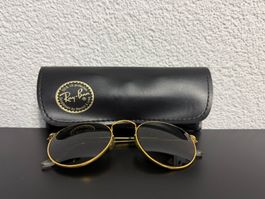 Ray-Ban Sonnenbrille gold/schwarz