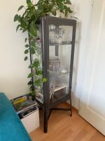 IKEA Fäbrikor Vitrine, Glasschrank / Metall