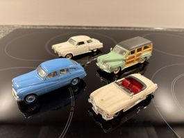 4x Oldtimer - 1/43 - Rio / Solido / Road Signature