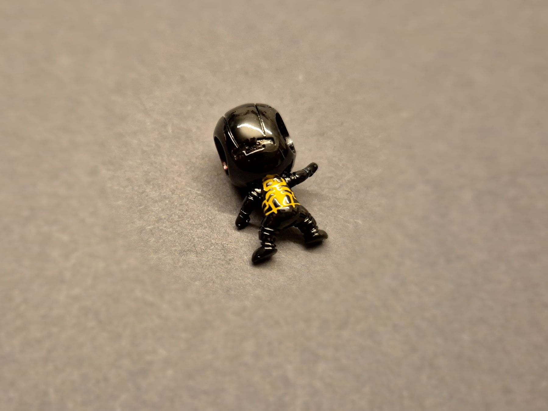 Anhänger: Silber Charm Spiderman schwarz +Garantie – Neu (gemäss Beschreibung) aus Rotkreuz von Carbone_Bijou-Shop 3