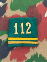 Schulterpatte Oberleutnant Ord. 1949, Bat 112