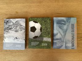 Schweiz - Jahresbücher 2007-2009 ** postfrisch Frankatur 157