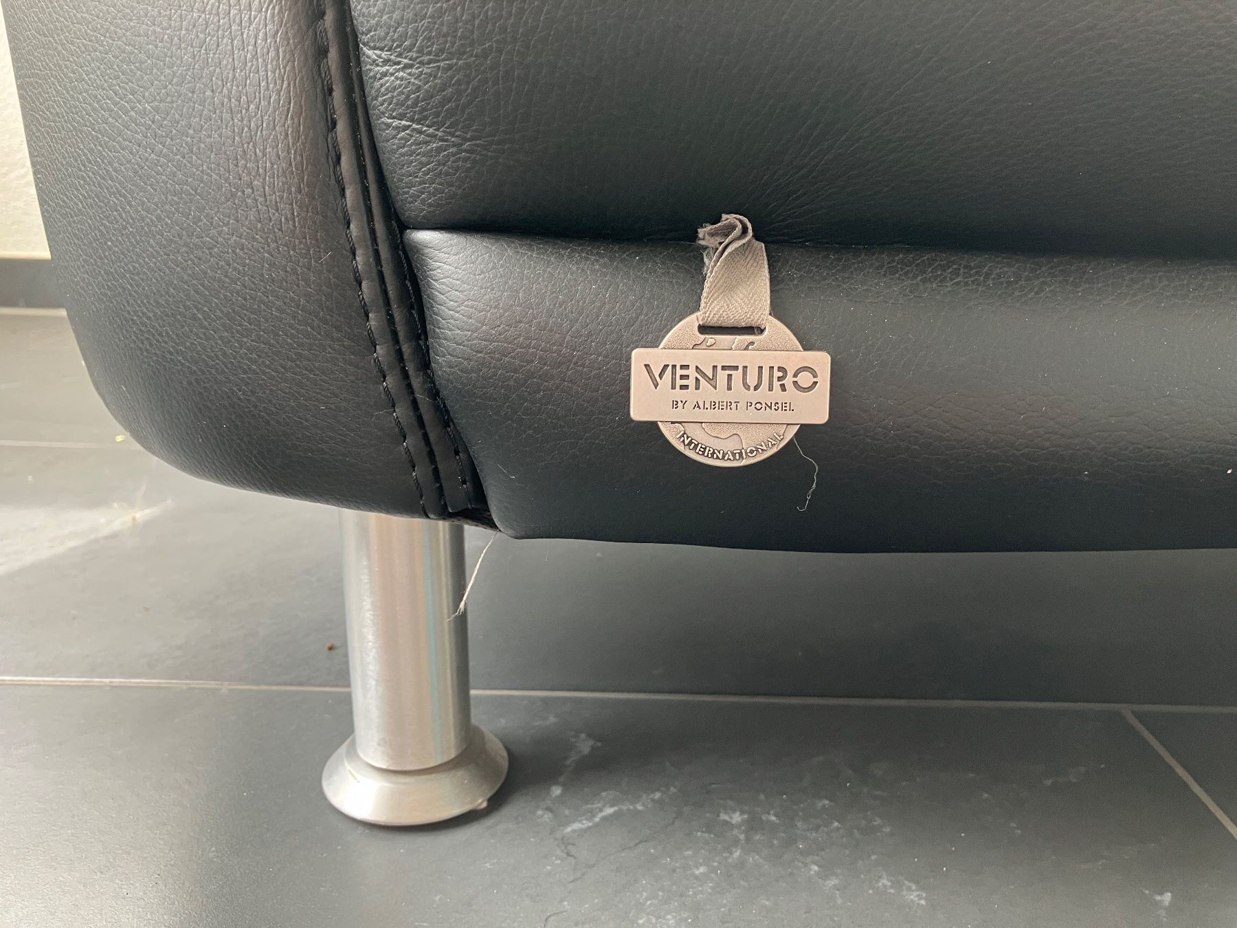 Sofas: Sofa Récamiere - Leder schwarz – Gebraucht aus Pratteln von Rambass 2