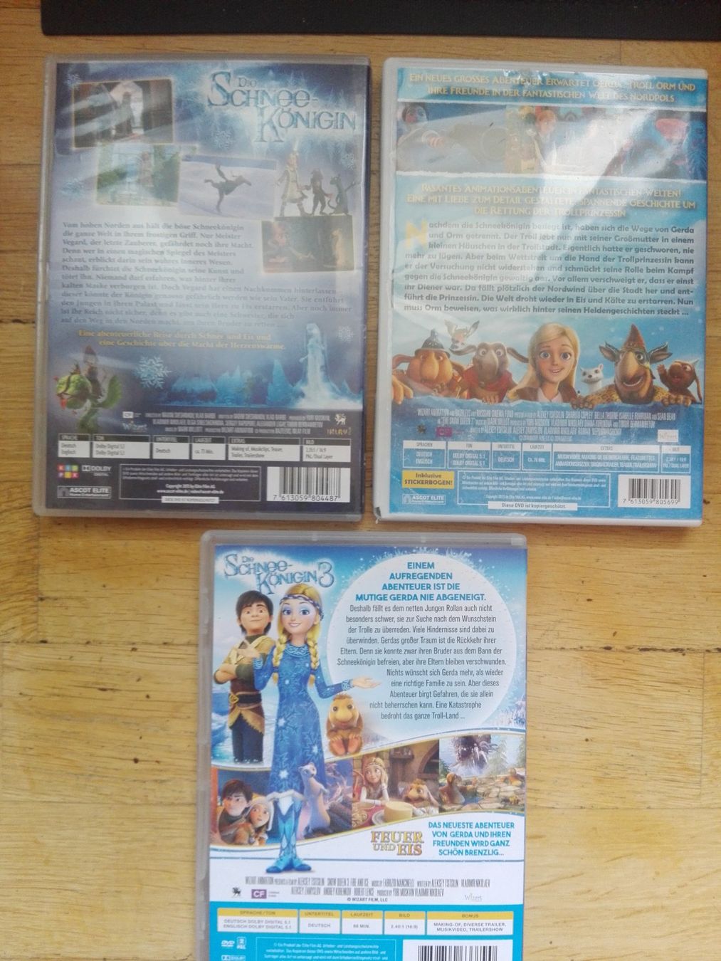 Tutti i DVDs: Die Schneekönigin (1 - 3)               -deutsch & englisch- – Usato da St.Gallen venduto da elk2023 6