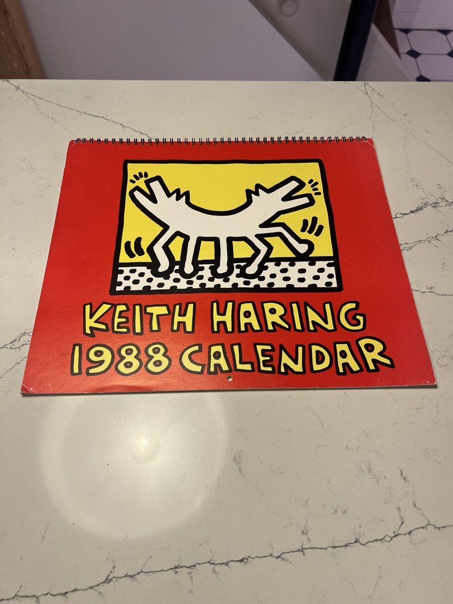 Kalender: Keith Haring Wandkalender 1988 – Gebraucht aus Aarburg von Annemarie16
