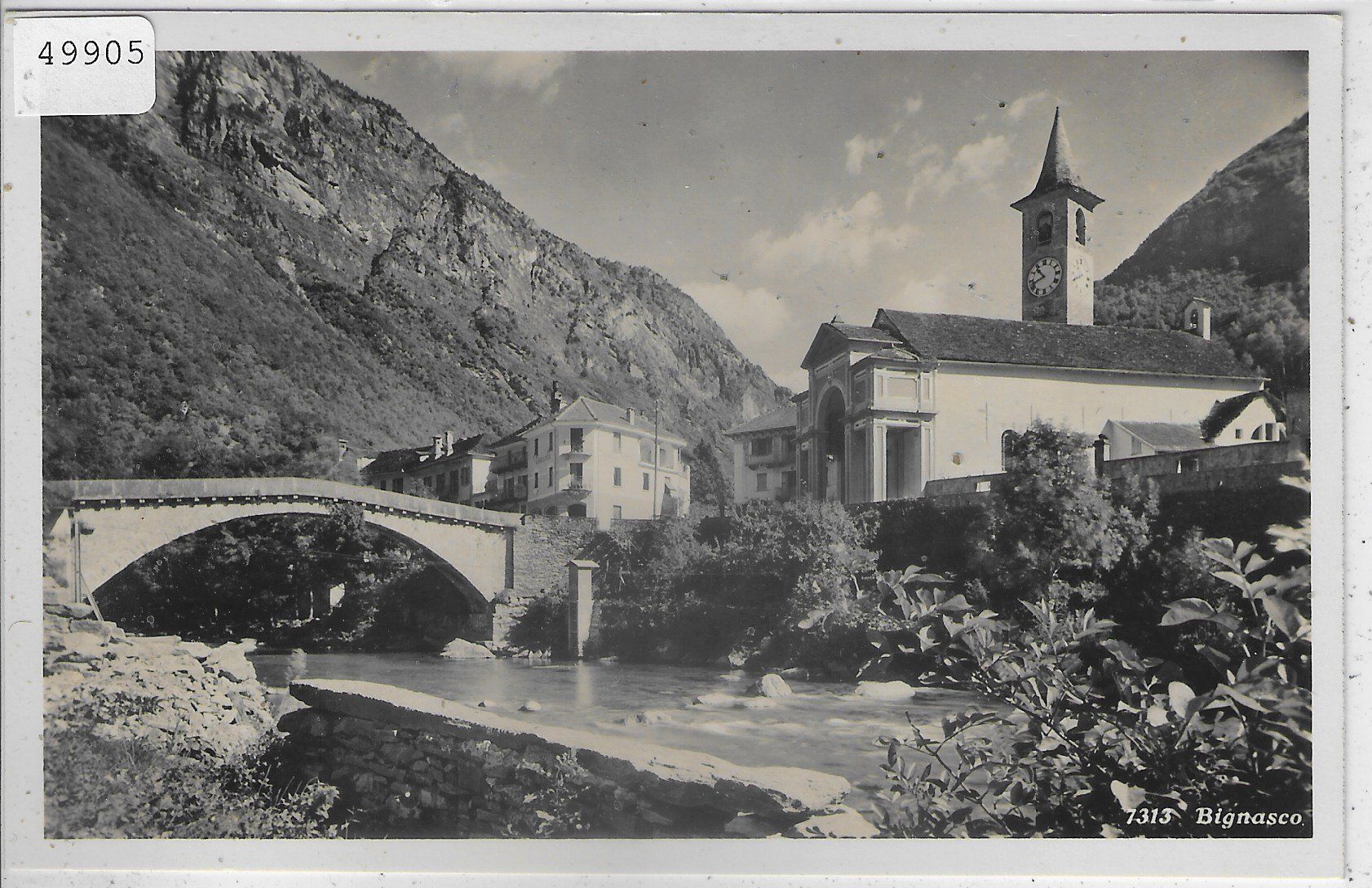 Ansichtskarten: Bignasco - Brücke – Gebraucht aus Ettingen von Kartenplanet