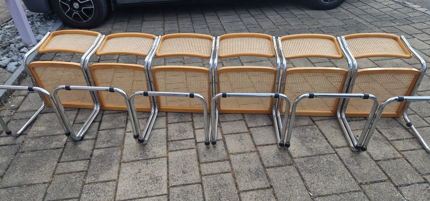 Sedie: Vintage Freischwinger Stühle 6 Stück – Usato da dietikon venduto da Deva64 3