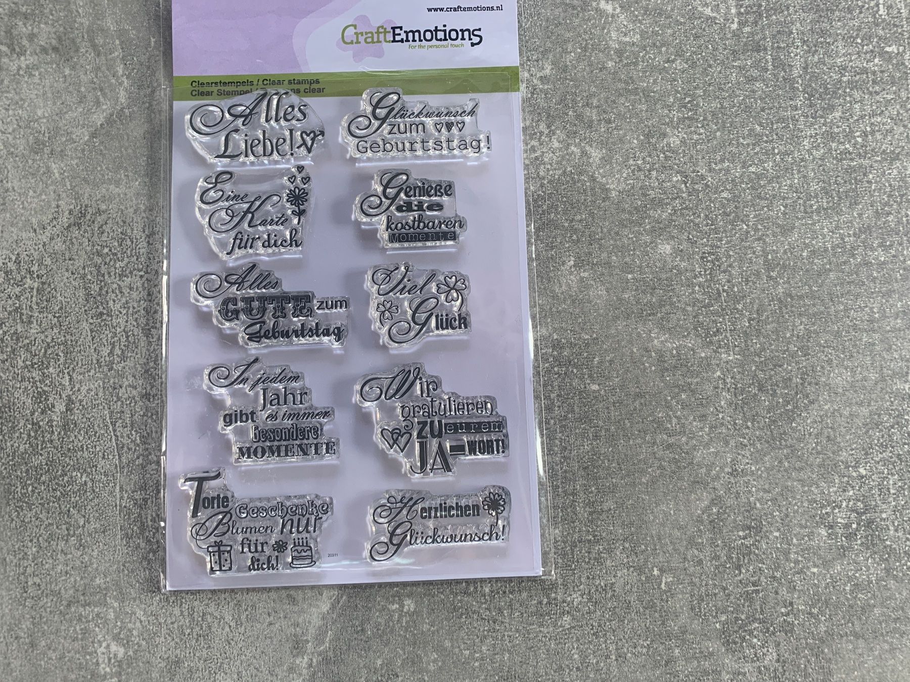 Stempel: Clearstamps – Neu und originalverpackt aus Amriswil von SCHLOSSGEISTLI