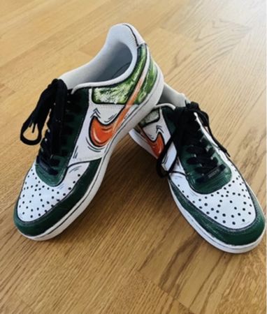 Nike Court Vision Gr.43 Handpainted Limited Edition