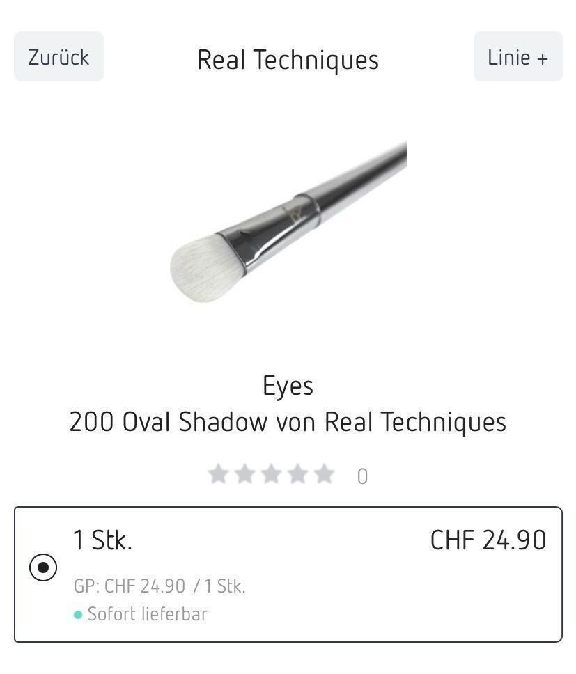 Sephora Make-up: Real Techniques Metals Brush,neu,Ladenpreis CHF24.90 – Nuovo e nell'imballaggio originale da Zürich venduto da deruja 4
