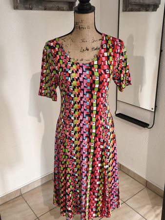 Sommerliches Kleid, Gr. XL, Made in Italy, Top Zustand!
