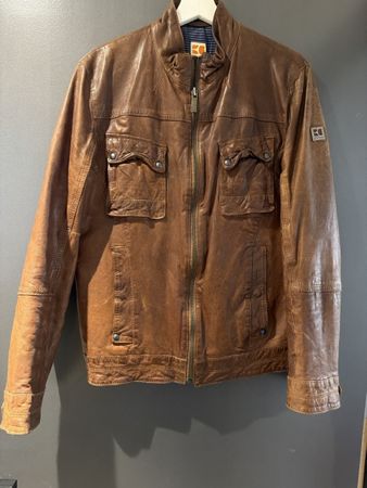 Boss Lederjacke, Gr. 50