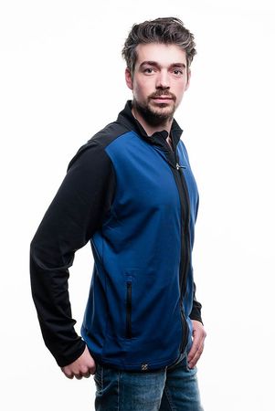 Schütz Sweatjacke Herren / Trainingsjacke blau Gr. XL