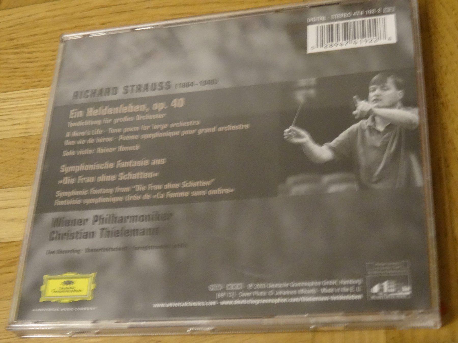CD: Strauss  - Ein Heldenleben Philharmoniker Thielemann CD – Usato da Olten venduto da Disc-Ausverkauf 1