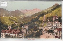 Glion - Chemin de fer - Litho