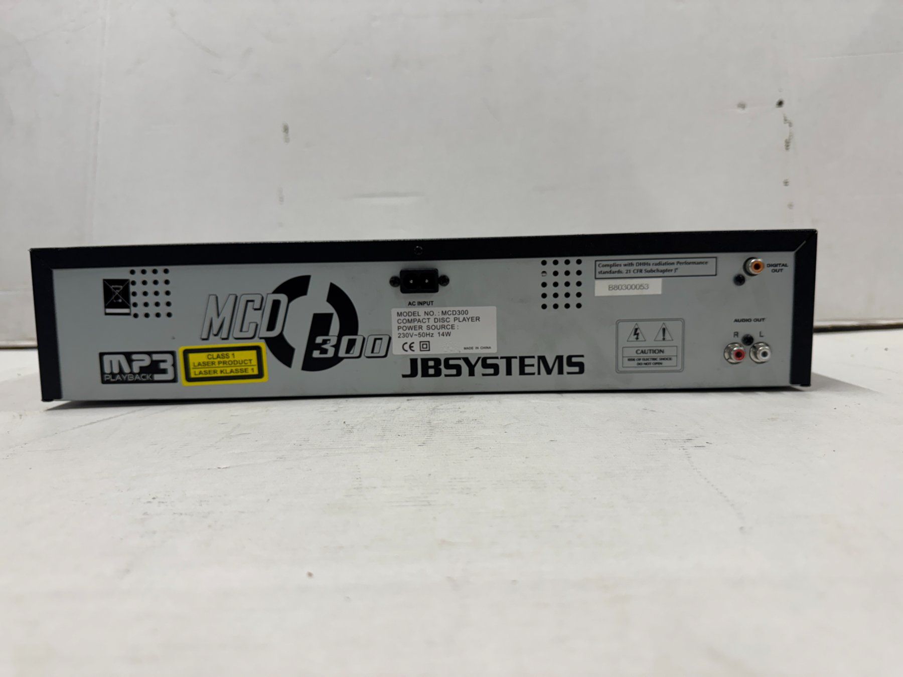Systèmes audio & multimédias: JB Systems MCD 300  Single MP3/CD Player (A313) – D'occasion à Däniken SO par Profog1 6
