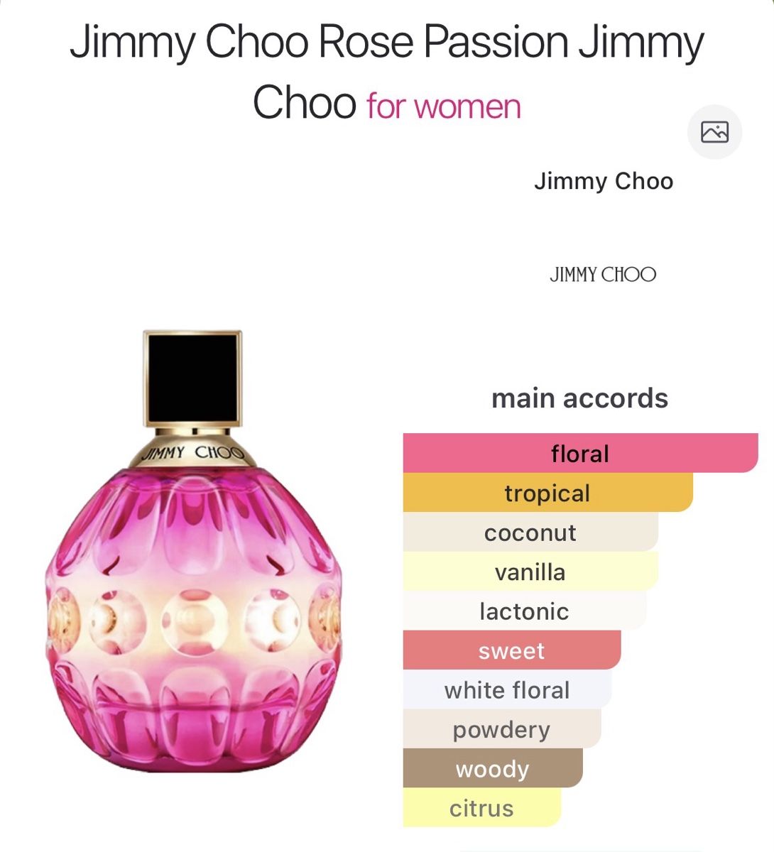 Jimmy Choo Parfum & Eau de Toilette: Jimmy Choo Rose Passion, 60ml, Eau de Parfum – Gebraucht aus Zürich von Thetimtam 3
