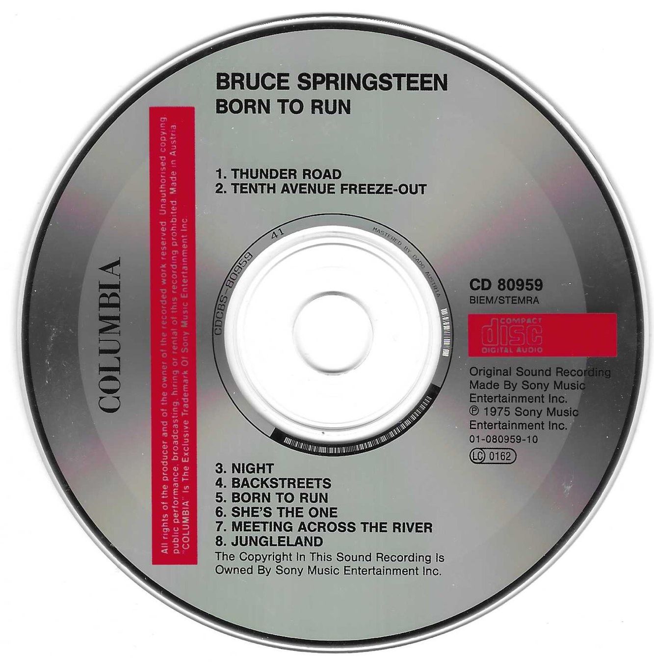 CDs: BRUCE SPRINGSTEEN  -  BORN TO RUN – Gebraucht aus Bex von  2