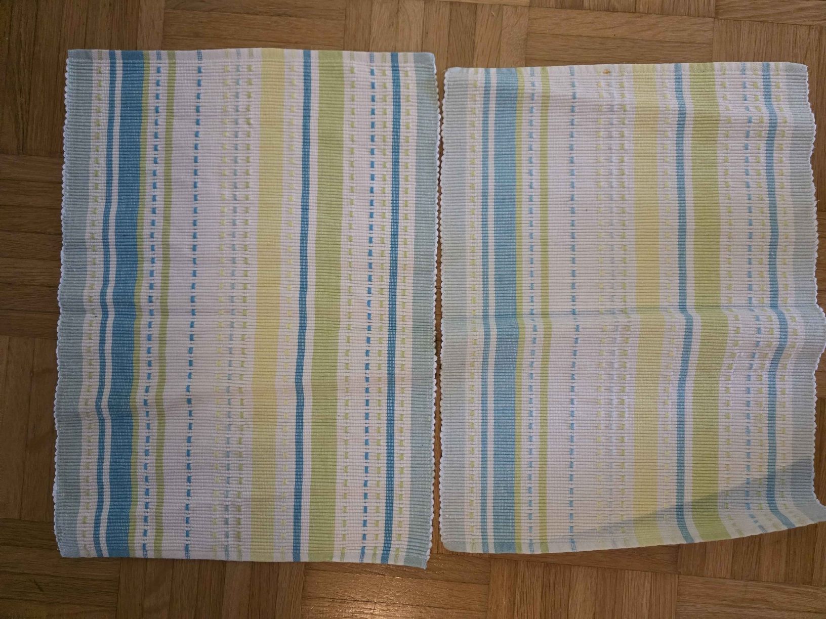 Tischset: 2er Set Tischsets gestreift, helles Sommerdesign – Gebraucht aus Horw von Zedy01