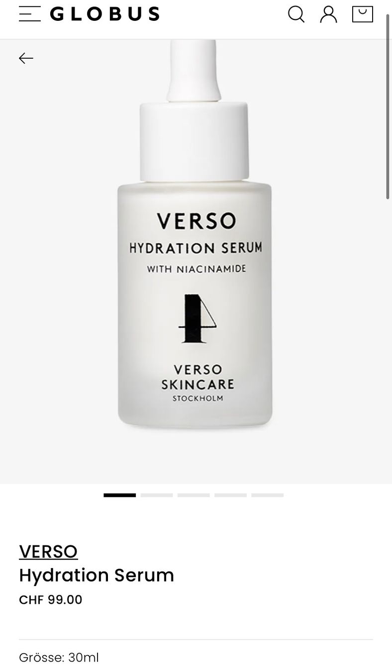Gesichtspflege: VERSO HYDRATION SERUM 30ML Ladenpreis CHF99.00 , NEU – Neu und originalverpackt aus Zürich von deruja 3