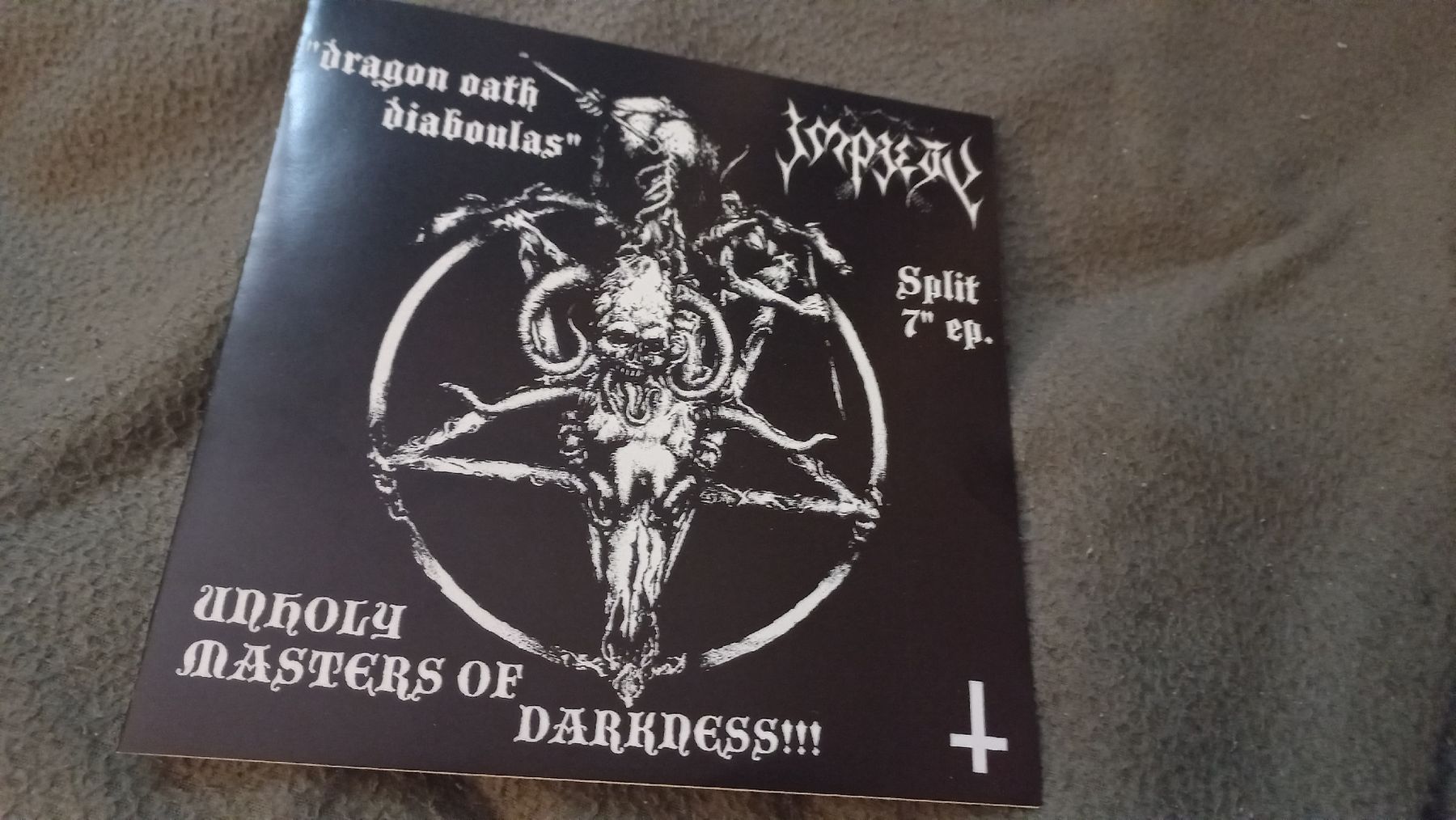 Dischi in vinile: Profanatica/Impiety Split 7" LP Clear Vinyl BLACK METAL – Usato da Olten venduto da Donatello1984