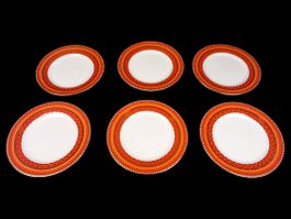 MONNO DECO Porzellane Teller (6er Set)