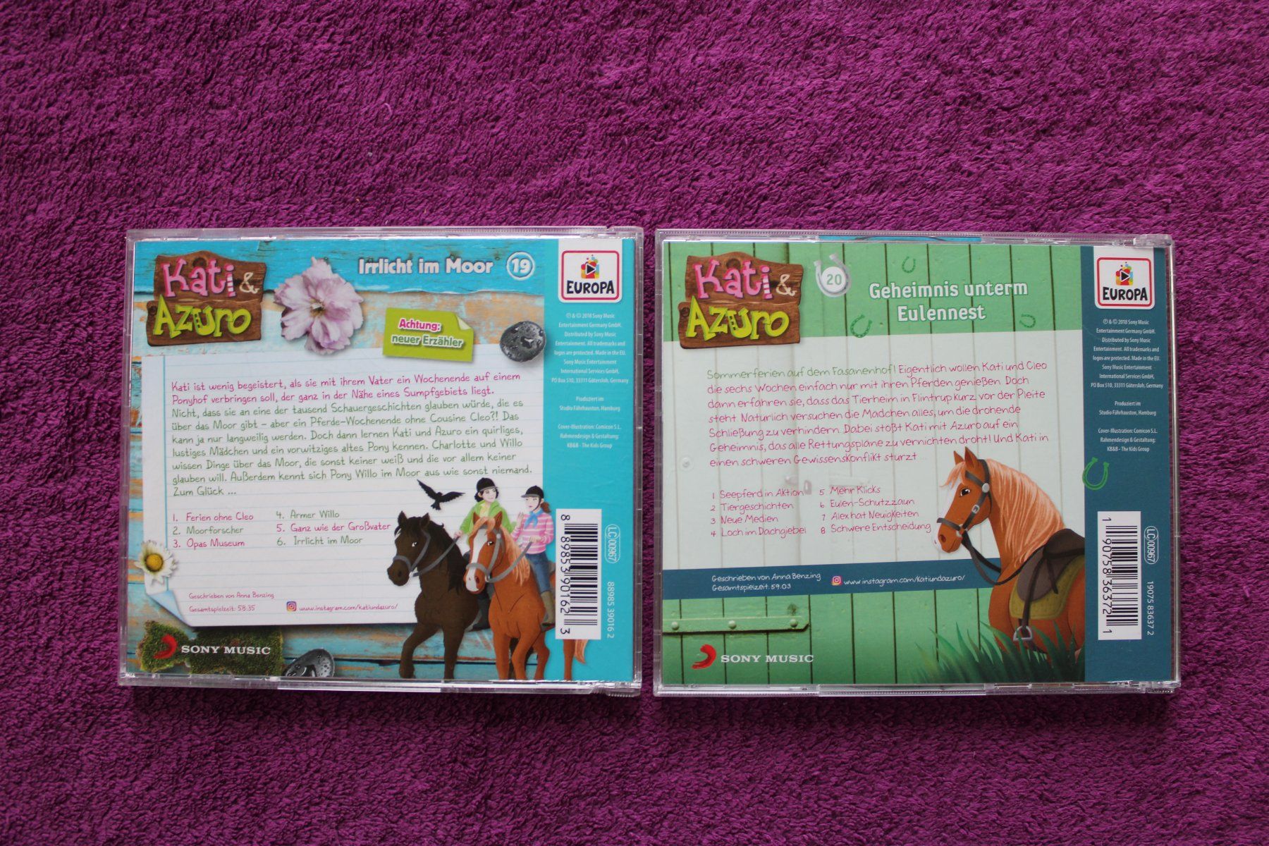 CDs: 6 - Kati & Azuro - Hörspiel - CD´s – Gebraucht aus Müllheim Dorf von Seeeule01 2