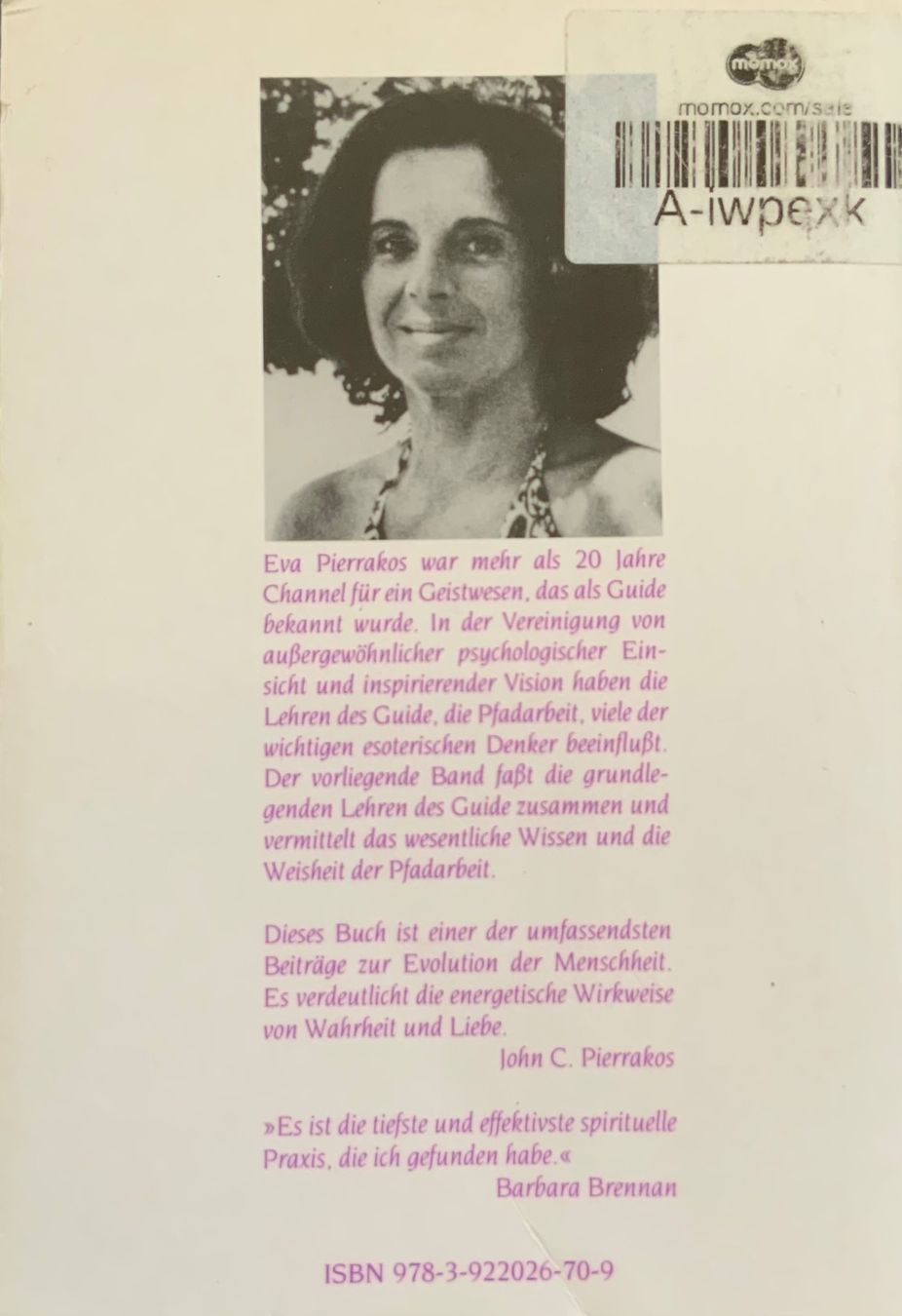 Libri: Eva Pierakos Der Pfad/Bereit sein – Usato da Thun venduto da Znuenizie 3